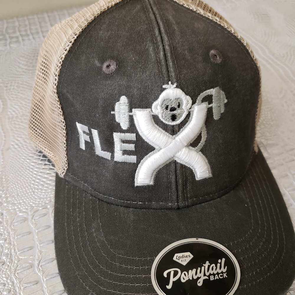 Girl GYM ponytail hat
